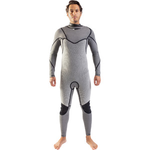 2024 Gul Mens Y39 Yamamoto 5/4mm Chest Zip Wetsuit YM1202-C1 - Black / Ripstop